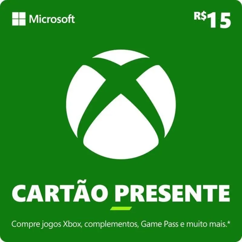 Xbox - Cartão Presente Digital R$15