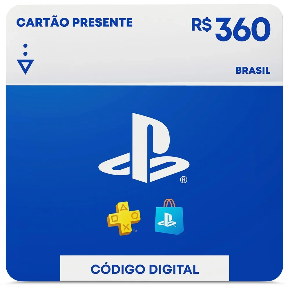 PlayStation - Cartão Presente Digital R$360